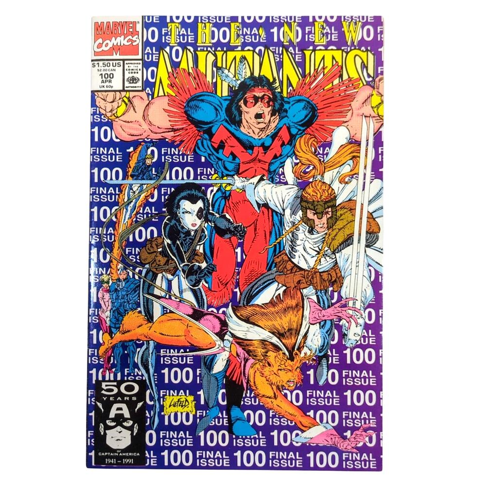 New Mutants #100 NM VF Marvel 1991 1st X-Force Team Cable Stryfe Key Issue